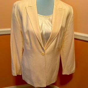 Winter white wool jacket